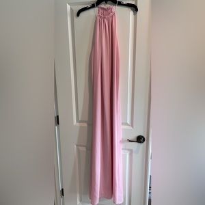 Pink full length dress from Pink lily boutique